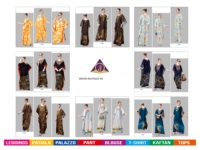 Caftan de qualité exportée Designer Exclusif Fantaisie Dernier Crêpe de Polyester Impression Numérique Fille Femmes Caftan Avec Pierre Travail Vêtements de Plage