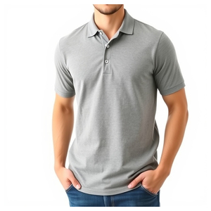 Polo pour homme en coton 100% durable, manches courtes, logo personnalisé, qualité supérieure, coupe classique, respirant, vêtements décontractés, vente en gros - Product Image 6