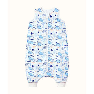 Sac de couchage sans manches en tricot TOG avec fermeture éclair pour bébé, tissu doux - Product Image 4