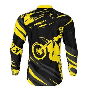 Athleisure Sports Shirt Sublimation Print Colorful full sleeve Breathable Motocross Jerseys Long Sleeves Mountain Bike Shirts - Product Image 5