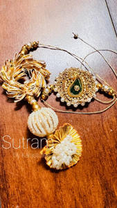 New Arrival 2024 Premium Quality Cute Handmade Thread Beads Bhaiya Bhabhi Designer Rakhi Combo <b>Set</b> for Raksha Bhandhan Festival - Product Image 6