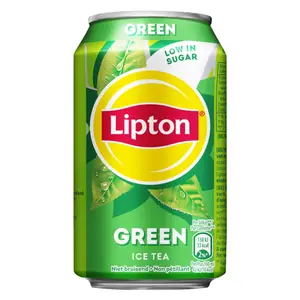 Penjualan terlaris Lipton teh es teh Lemon grosir minuman lembut, minuman botol teh 455ml
