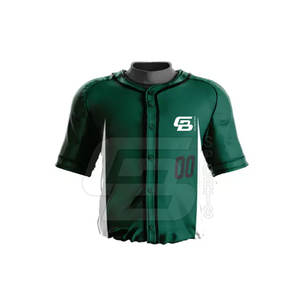 Nouveauté Custom Made 100% Polyester Baseball & Softball Wear Ensemble d'uniformes respirants de haute qualité - Product Image 2