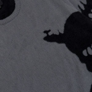 Cardigan à capuche en mohair rayé pour homme, automne et hiver, logo personnalisé, fabricant de pulls en maille à capuche, sweats en mohair - Product Image 4