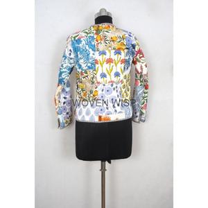 Chắp Vá Bông Khối Ấn Độ Áo Khoác Của Phụ Nữ Mềm Ngắn Áo Handmade Crop Áo Khoác Quà Tặng Cho Phụ Nữ Của - Product Image 6
