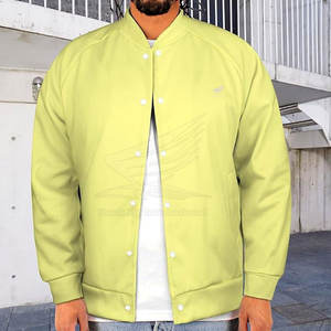 Chaqueta Letterman de Lana/Algodón para Hombre, con Logotipo Personalizado en la Parte Delantera, de Alta Calidad, Transpirable, Estilo Urbano, para Invierno - Product Image 2
