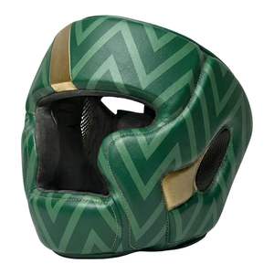 Casque de boxe blanc à absorption des chocs, couvrant entièrement le visage, réglable, casque d'entraînement MMA, équipement de sparring de qualité supérieure en microfibre pour - Product Image 4