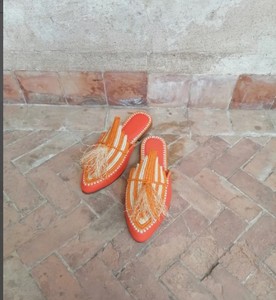 Zapatos de rafia natural, zapatillas de rafia para mujer, zapatillas de rafia hechas a mano - Product Image 1