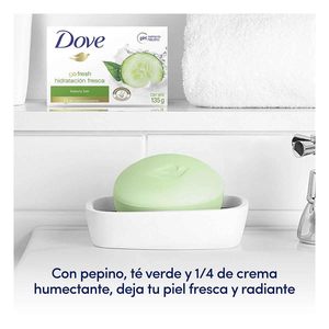 Jabón Dove Go Fresh Revitalize de Pepino y Té Verde al por Mayor – 135g Jabón Hidratante Suave - Product Image 4