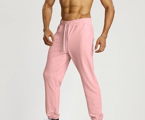 Pantalon de survêtement personnalisé pour hommes vente en gros 360gsm respirant Streetwear décontracté blanc pantalon de survêtement dentelle pantalon de survêtement à la mode - Product Image 2