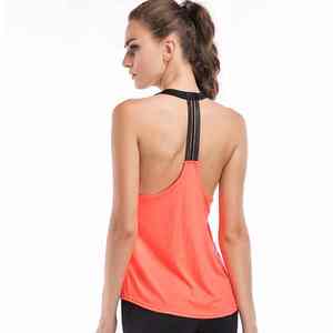 Venta al por mayor de los hombres de encargo sin mangas con cuello en V camiseta sin mangas de alta calidad de algodón Spandex transpirable Casual de talla grande de punto de calle - Product Image 4