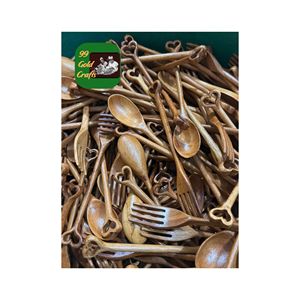 ช้อนไม้สักด้ามยาวสำหรับทำซุปกาแฟขนมใช้ทำขนมขายส่งจากเวียดนาม - Product Image 5