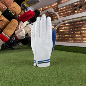 Guantes de Golf de Cuero Cabretta Premium para Hombre, Dedos Completos, Suaves, Cómodos, Agarre para Todo Clima, Blanco Perla, Mano Izquierda, Deportes - Product Image 6