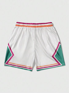 กางเกงขาสั้นมวยไทยขาสั้นแบบมืออาชีพผ้าโพลีเอสเตอร์100% ออกแบบได้ตามต้องการการฝึกมวยแบบมืออาชีพพิมพ์ซับลิเมชันแนวสตรีทสูง - Product Image 2