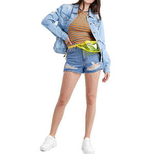 Chaquetas de Mezclilla para Mujer, Alta Calidad, Venta al por Mayor, Chaqueta de Mezclilla Lavada al Ácido, Estilo Holgado, Diseño de Mezclilla para Uso Diario - Product Image 6