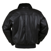 Veste en cuir d'agneau pour homme, style bomber, col en fourrure de mouton amovible, aviateur A2, écologique, respirante, anti-UV