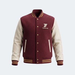 Chaqueta Universitaria Unisex Personalizable con Logotipo y Diseño, Alta Calidad, Corte Regular, Precio al por Mayor, Colores Sólidos - Product Image 3