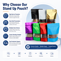 Sachet refermable personnalisé en Mylar avec fermeture éclair pour aliments pour animaux, snacks, bonbons et biscuits, imprimé et recyclable