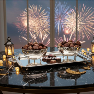 Bandeja de Chocolate de Metal de Lujo con Tazón, Tamaño Personalizado, Tazón de Dulces de Diseño, Clásico, Elegante, Nuevo y Sofisticado - Product Image 2