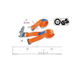 Tiradores de trinquete BETA ROBUR de poliéster de alta tenacidad (PES) para interiores de furgonetas y camiones LC 1000kg - Product Image 2