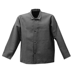 Veste de soudage Vêtements de protection en cuir résistant aux flammes pour hommes Veste de soudage en cuir de vachette Vêtements de travail de sécurité pour le soudage - Product Image 2