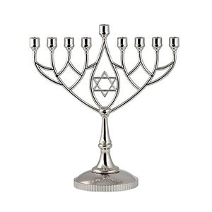 Menorah 9สาขาทำด้วยมือเชิงเทียนชาวยิวดีไซน์ของแท้ของขวัญดินแดนศักดิ์สิทธิ์ที่วางเทียนสิ่งประดิษฐ์ทางศาสนา - Product Image 3