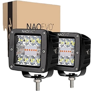 Barra de Luces LED Ámbar NAO de 480W, 3 y 4 Pulgadas, 4X4, para Wrangler, Accord, SUV, Camioneta, Todoterreno, IP68, Impermeable - Product Image 1