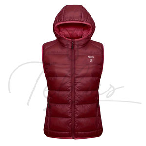 Nuevo Chaleco Acolchado Informal con Capucha, Cortavientos y Ecológico para Mujer, con Bolsillos con Cremallera, Chaqueta sin Mangas - Product Image 6