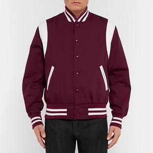 Customized Wholesale Canvas Letterman Varsity <b>Jacket</b> Unisex Formal Coated Waterproof Windproof High Quality - Product Image 2