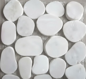 Mosaico de Medio Guijarro de Mármol Axiom Exports Modelo AMO-036 - Impermeable y Ecológico para Paredes Interiores, Sala de Estar, Villa - Product Image 3