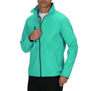 เสื้อแจ็คเก็ตซอฟต์เชลล์สำหรับผู้ชาย ระบายอากาศได้ดี เหมาะสำหรับฤดูหนาว ผลิตจากโพลาร์โพลีเอสเตอร์ กันน้ำ ใช้สำหรับทำงาน มีซิปปิด บุด้วยใยฝ้าย - Product Image 3