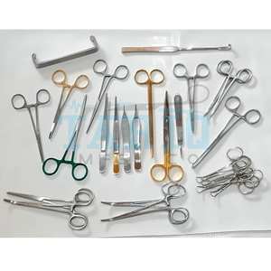 Nuevo kit quirúrgico completo de esterilización de gatos veterinarios con equipo manual de acero duradero, herramientas de cirugía veterinaria esterilizables - Product Image 2