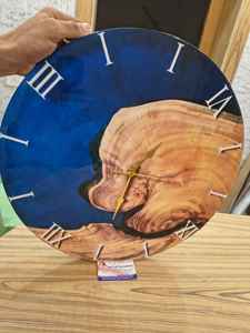 High Quality Resin <b>Wall</b> <b>Clock</b> Restaurant and Custom logo Home Decor Resin <b>Wall</b> <b>Clock</b> - Product Image 3