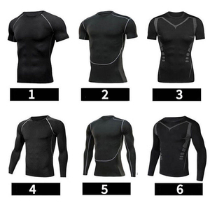 Camiseta de Compresión de Manga Larga para Hombre de Alta Calidad (Poliéster/Nailon) con Logotipo Personalizado, Color Personalizado, Secado Rápido, Transpirable y Cómoda - Product Image 3