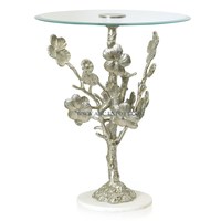 Table d'appoint de meubles de couleur marron foncé maison hôtels et cafés décorative luxe nouveauté Table d'appoint de café meubles faits à la main