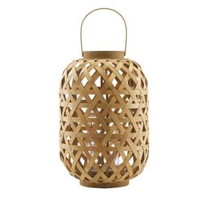 Portavelas tejido a mano con farol de bambú hecho a mano de estilo Vintage más vendido para decoración del hogar - Product Image 1