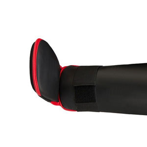 Personalizable MMA Kickboxing Boxeo Espinilleras Material de cuero de vaca con logotipo personalizado Espinillera PU para una protección mejorada - Product Image 6