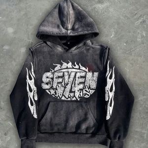 Ensemble de survêtements hiver à capuche unis, effet délavé soleil et délavé à l'acide, personnalisable, pour hommes et femmes, comprenant un sweat à capuche et un pantalon de jogging assorti, best-seller - Product Image 4