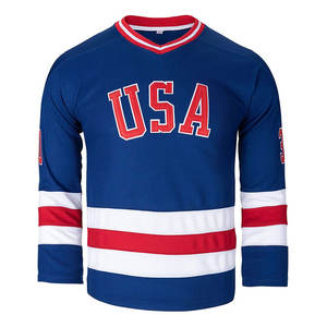 Maillot de hockey sur glace personnalisé de haute qualité maillot de broderie concevoir votre propre maillot d'uniforme de hockey sur glace pour les vêtements d'équipe 2025 - Product Image 1