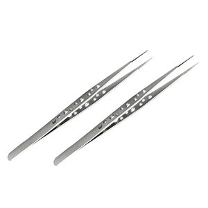 2024 pince à épiler en acier inoxydable de qualité supérieure revêtement noir Source d'alimentation manuelle Instruments chirurgicaux de base CE - Product Image 5