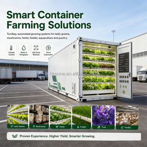Serre conteneurisée pour légumes-feuilles, système de culture hydroponique vertical, équipement d'agriculture intelligente - Product Image 1