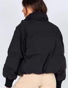 2025 New Fashion Casual Solid Color Puffer Jackets Low Price Best Manufacturer Hot Sale Women Puffer Jacket - Product Image 4