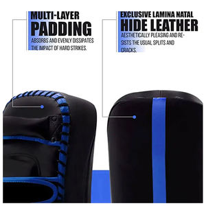 Vente en gros personnalisé OEM Muay Thai Kick Pads Protecteur de boxe Rembourrage lourd Thai Pads Arts martiaux Taekwondo Training - Product Image 5