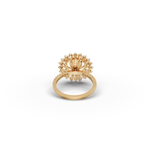 Bague en diamant cultivé en laboratoire CVD Sunburst Cluster - Product Image 5