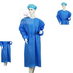 Uniforme Médico del Hospital Bata médica no tejida Bata de enfermería con logotipo personalizado - Product Image 2