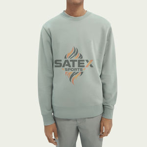 Sweat-shirt en polaire unisexe en gros, vêtements décontractés, col rond, 100% coton, séchage rapide, respirant, nouveaux imprimés basiques - Product Image 1
