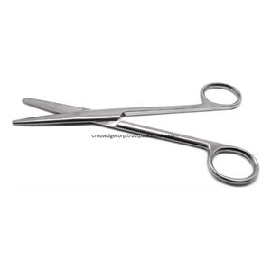Ciseaux de dissection incurvés Mayo professionnels de 6.75 pouces ciseaux médicaux d'opération chirurgicale manuelle en titane d'acier inoxydable - Product Image 3