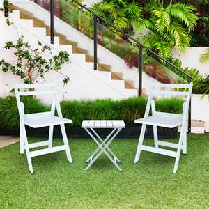 WELL HOME ELO เก้าอี้สวนพับได้สีขาว 44x39x78.5 ซม. - Product Image 6