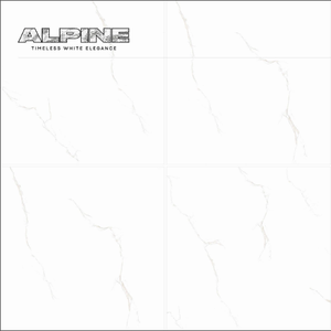 Azulejos de mármol ALPINE Elegance superficie brillante 600x600mm para aplicaciones de pared y suelo modelo PEARL GREY de Novac Ceramic - Product Image 5
