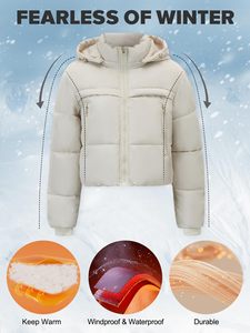Warm Wear Breathable Outdoor Women Winter <b>Jacket</b> Women Fitted Down <b>Jacket</b> Outdoor Winter Wears Cotton Filling genuine - Product Image 4